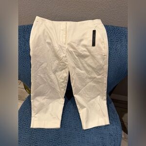 Worthing petite modern fit white capris